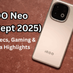 iQOO Neo 10R (Sept 2025): Price, Specs, Gaming & Camera Highlights