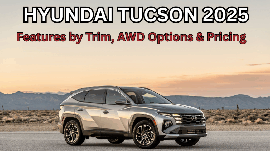 Hyundai Tucson 2025 (USA): Features by Trim, AWD Options & Pricing