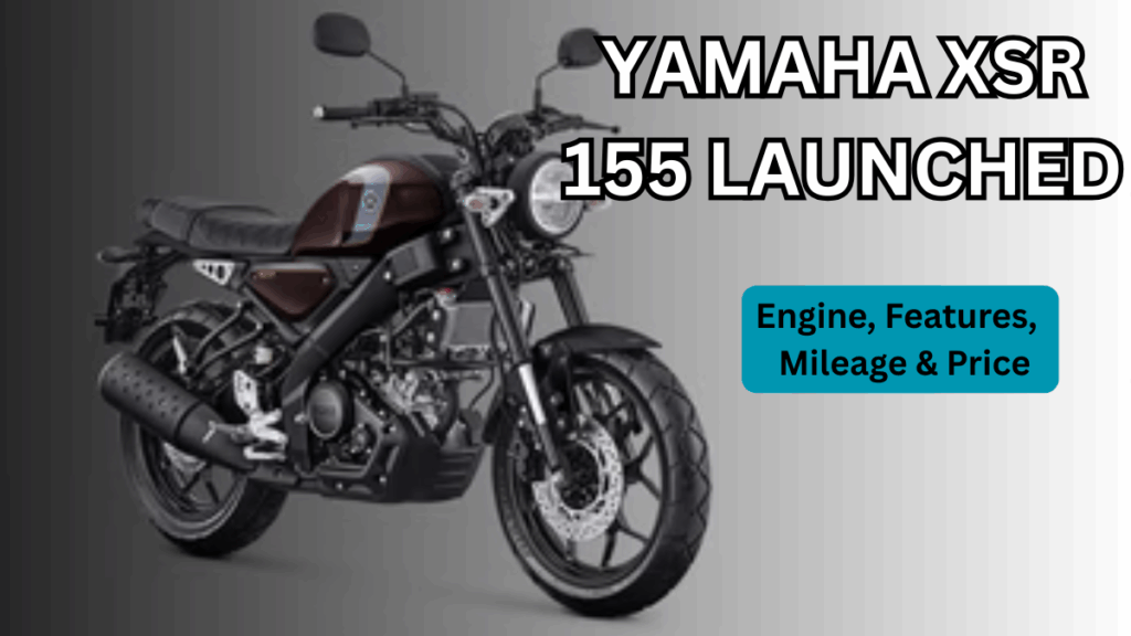Yamaha XSR 155 Launched (India): Engine, Features, Mileage & Price