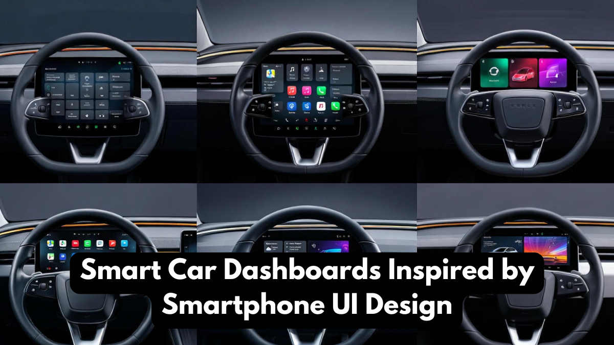 Smart Car Dashboards Inspired by Smartphone UI Design