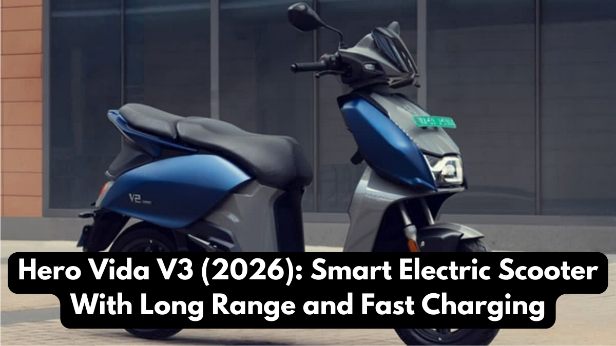 Hero Vida V3 (2026): Smart Electric Scooter With Long Range and Fast Charging