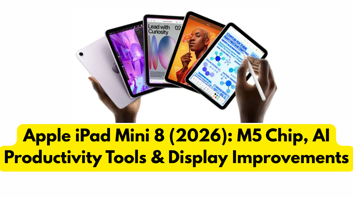 Apple iPad Mini 8 (2026): M5 Chip, AI Productivity Tools & Display Improvements