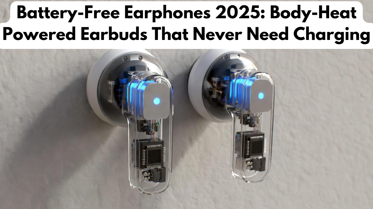 Battery-Free Earphones 2025: Body-Heat Powered Earbuds That Never Need Charging