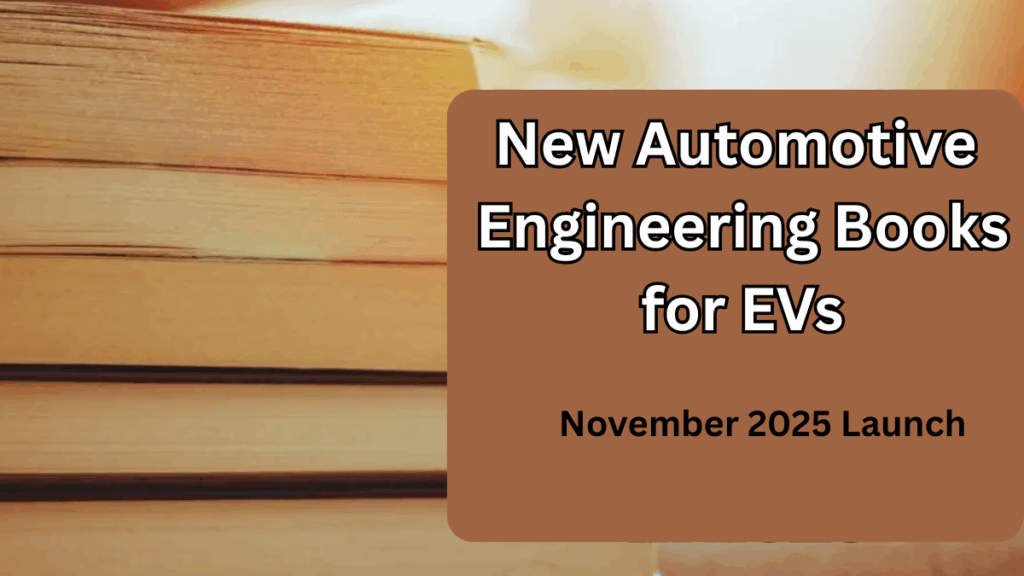 New Automotive Engineering Books for EVs – September 2025 Launch