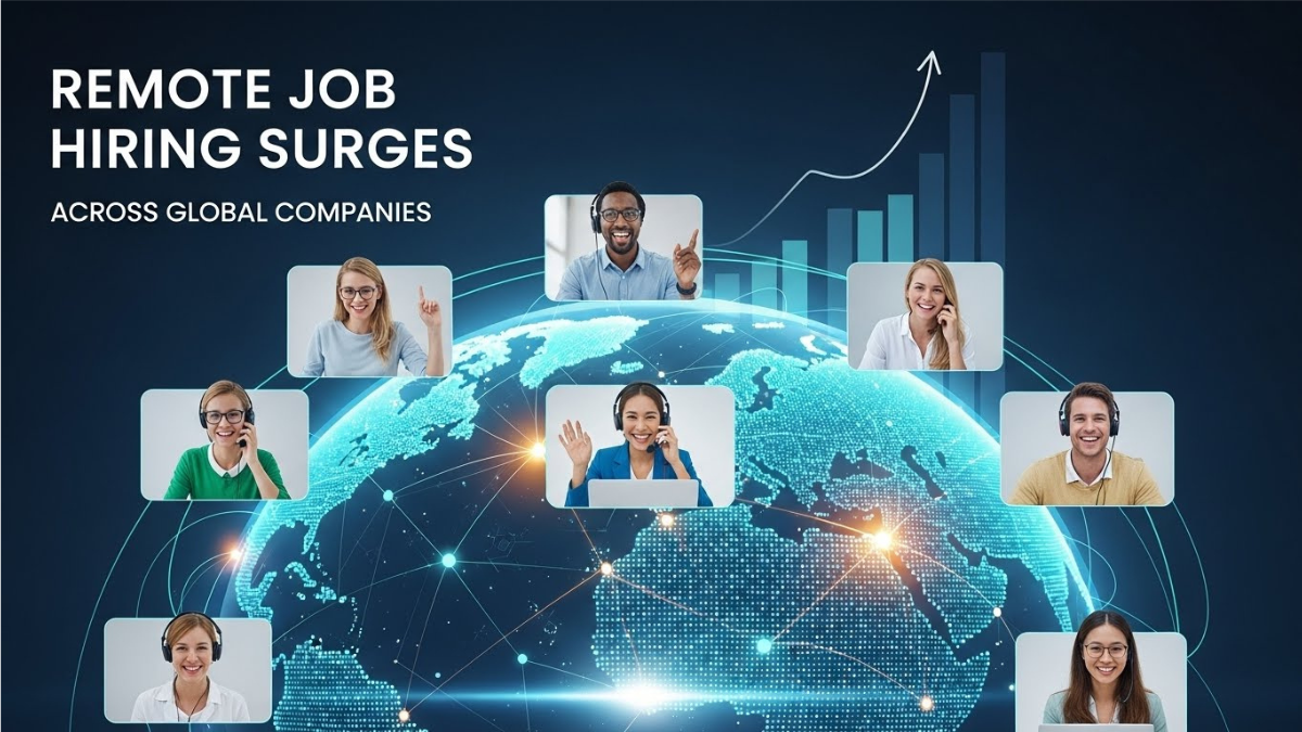 Remote Job Hiring Surges Across Global Companies