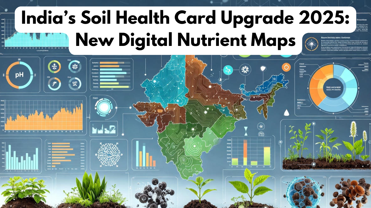 India’s Soil Health Card Upgrade 2025: New Digital Nutrient Maps