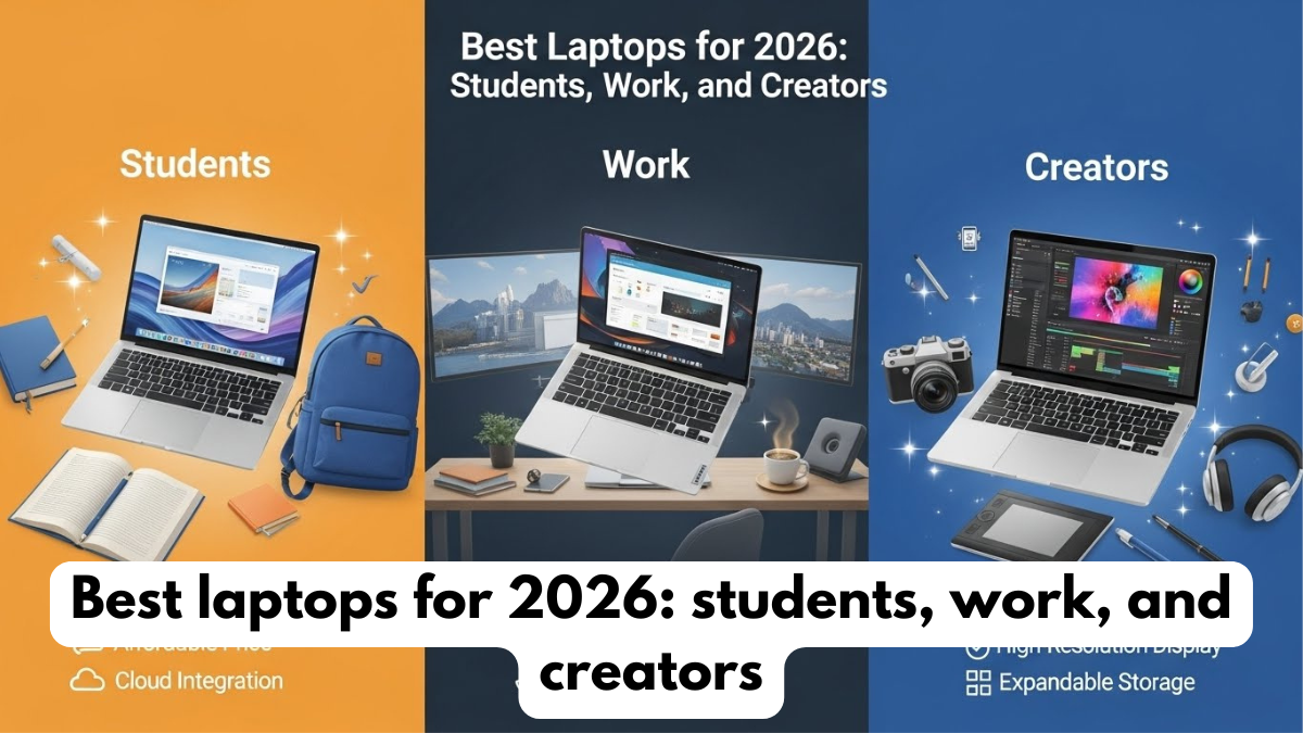 Best laptops for 2026: students, work, and creators
