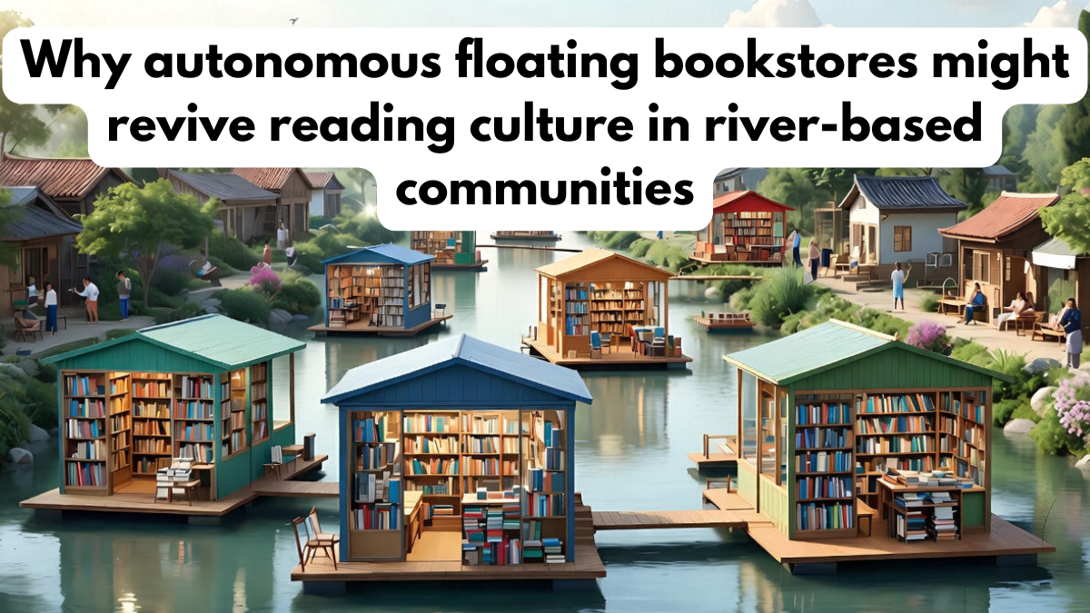 Why autonomous floating bookstores might revive reading culture in river-based communities