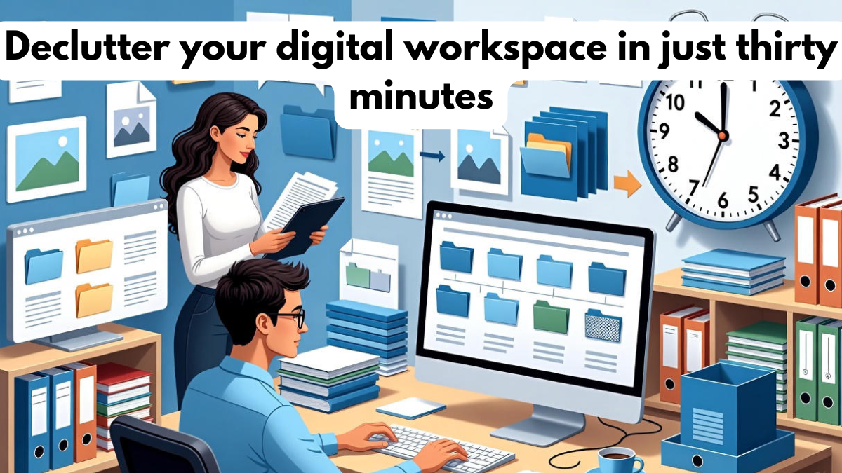 Declutter your digital workspace in just thirty minutes