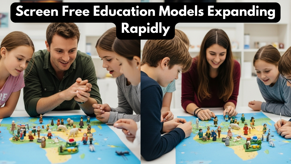 Screen Free Education Models Expanding Rapidly