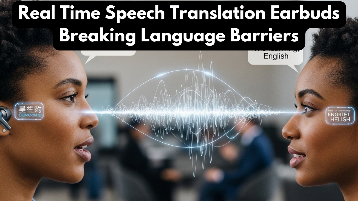Real Time Speech Translation Earbuds Breaking Language Barriers