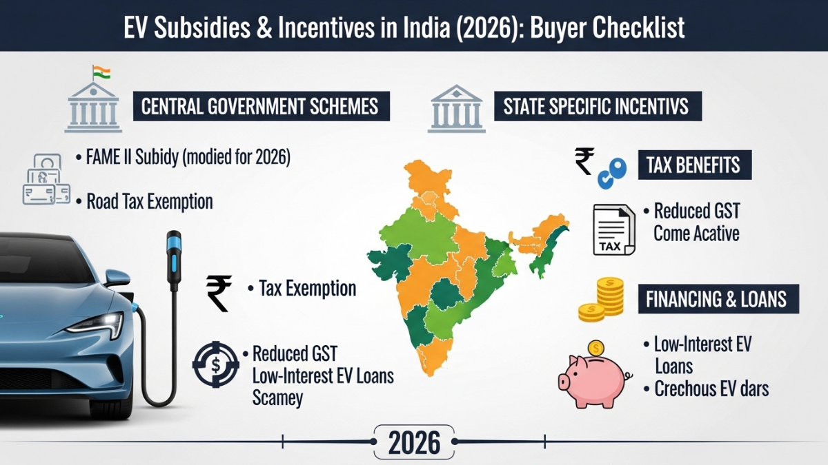 EV Subsidies & Incentives in India (2026): Buyer Checklist