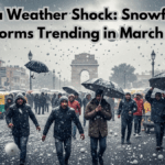 India Weather Shock: Snowfall & Hailstorms Trending in March 2026