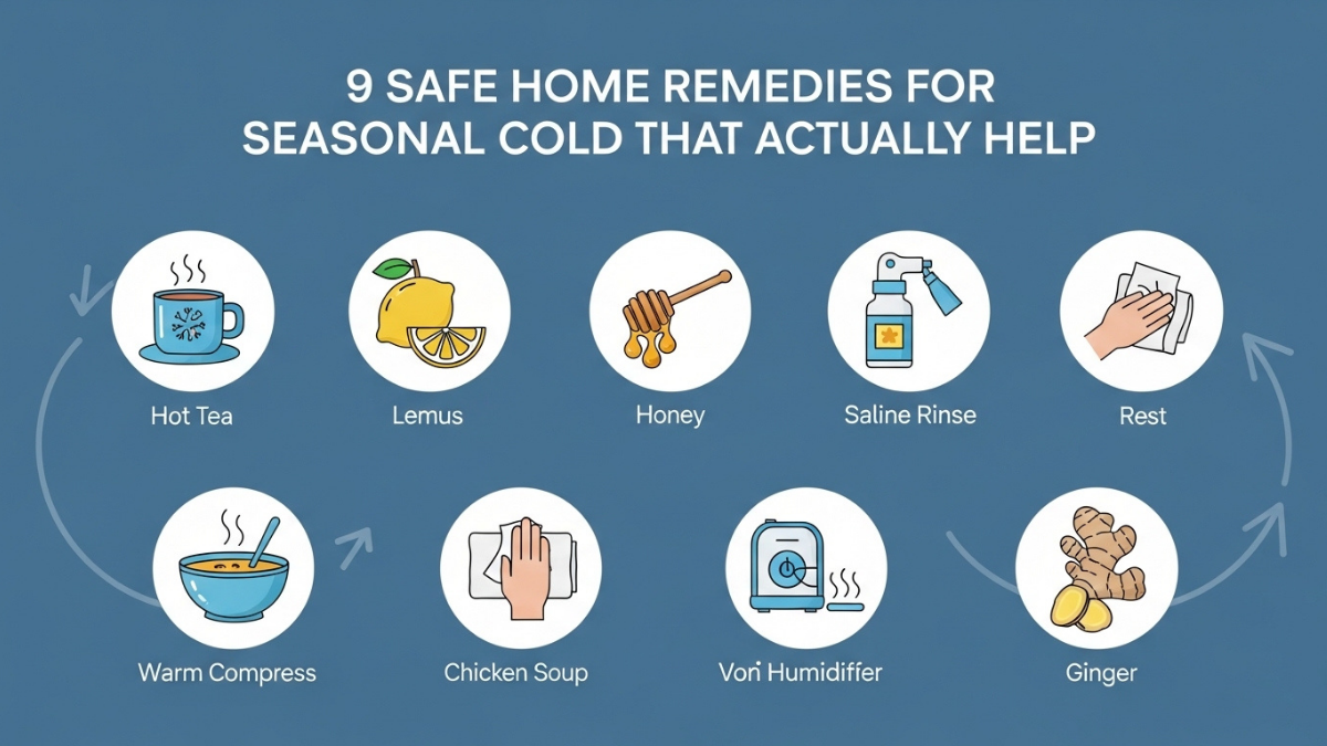 9 Safe Home Remedies for Seasonal Cold That Actually Help