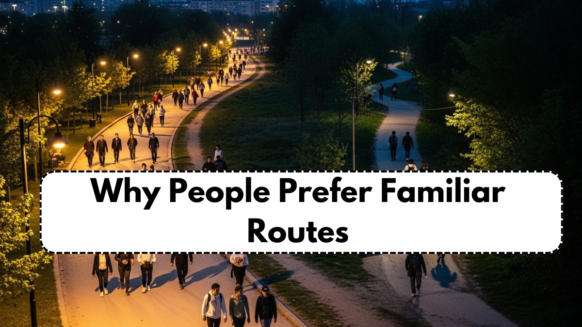 Why People Prefer Familiar Routes